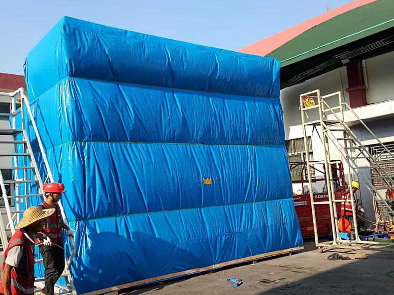 龍崗新(xin)能源國内真空(kong)防雨布木箱